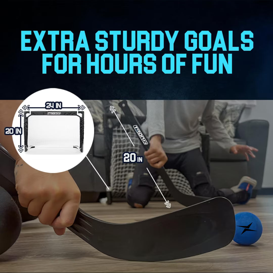 TronX Mini Hockey Goal Set
