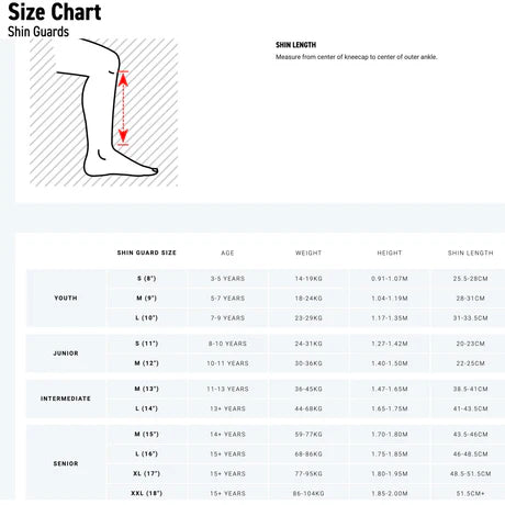 Bauer Fly40 Shin Guards - SR