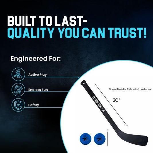 TronX Mini Hockey Goal Set