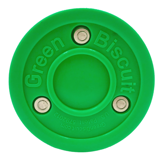 Green Biscuit Puck - Original (Stick Handling)