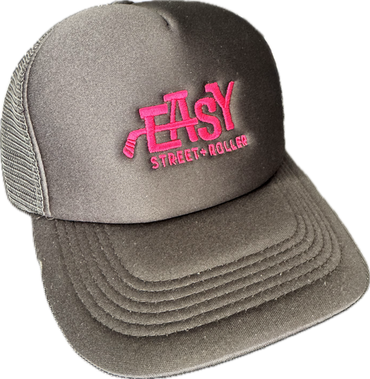 esr mesh trucker hat - black/pink