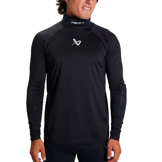 Bauer Long Sleeve Neck Guard Shirt