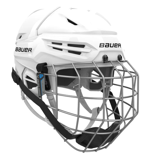 Bauer Re-Akt 55 Helmet Combo - White