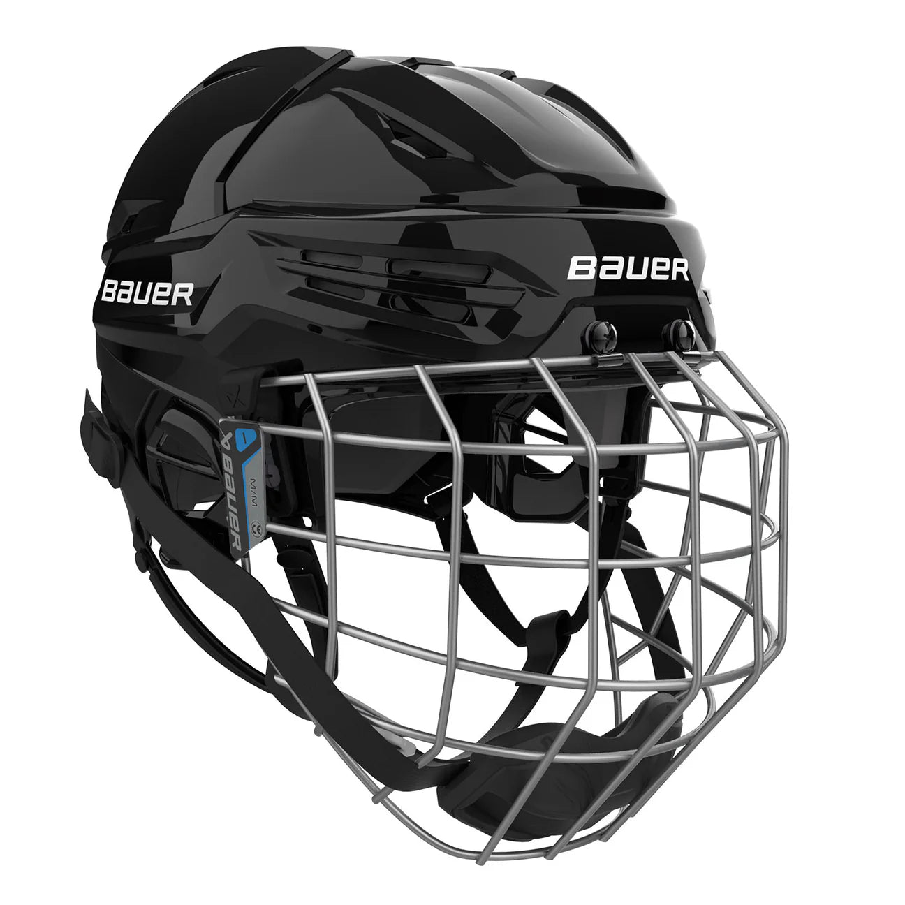 Bauer Re-Akt 55 Helmet Combo - Black